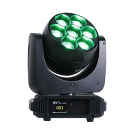 PL-740W（7颗40W调焦染色摇头灯）